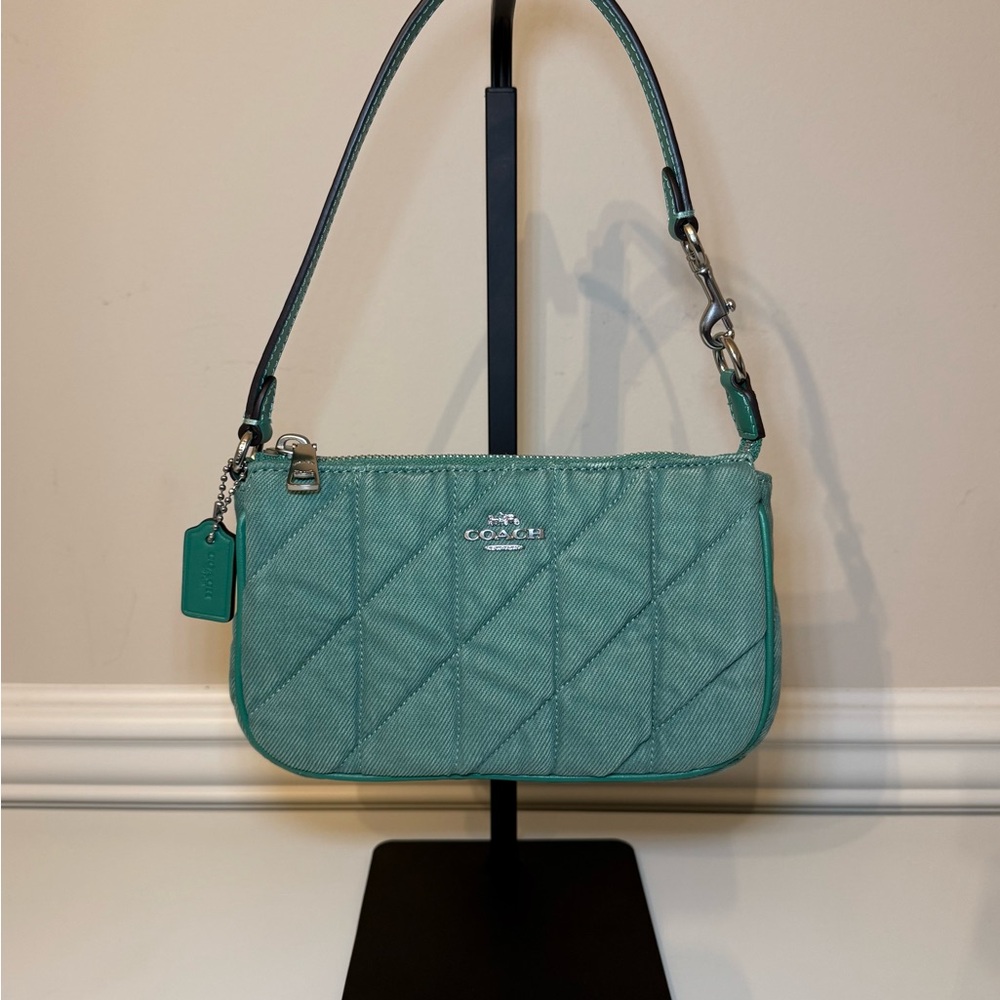 Coach Nolita 19 Quilted Denim Bag in Ivy